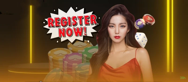 Imagem promocional do cassino online da 38h mostrando jogos ao vivo